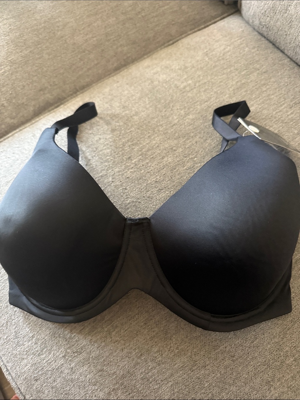 Le Mystere Black Smooth Underwire T-Shirt Bra